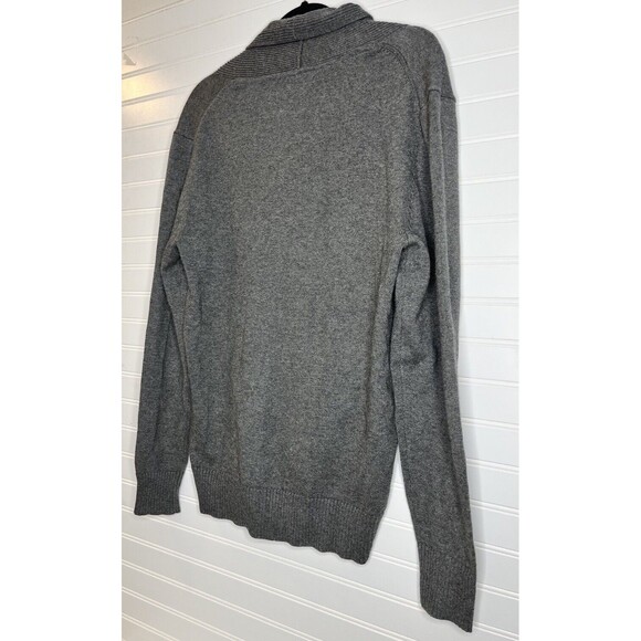 Daniel Hechter Men’s Cardigan Gray Small Cotton Cashmere Button Preppy Classic - Picture 9 of 11